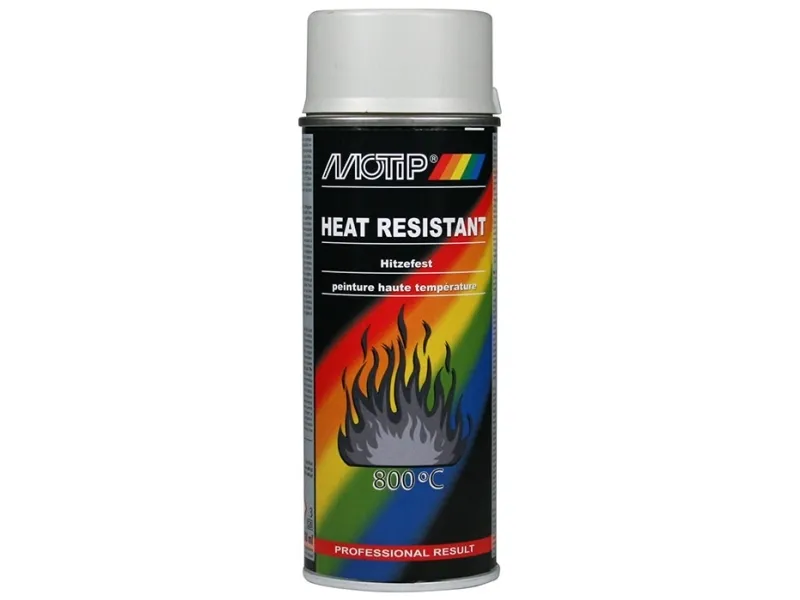 Alternativ bild 0 för Motip Heat Resistant - Värmefärg Grå 400 ml