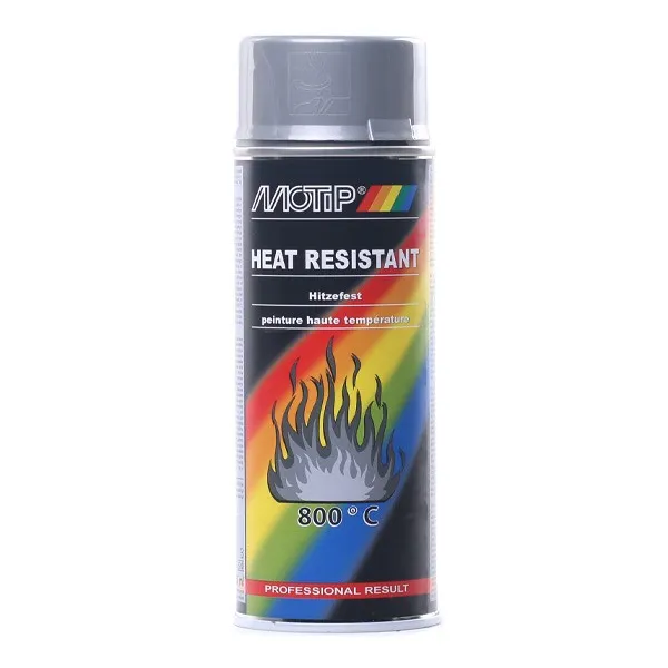 Alternativ bild 0 för Motip Heat Resistant - Värmefärg Silver 400 ml
