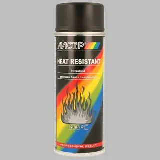 Produktfoto för Motip Heat Resistant - Värmefärg Svart 400 ml