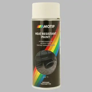 Produktfoto för Motip Heat Resistant - Värmefärg Vit 400 ml