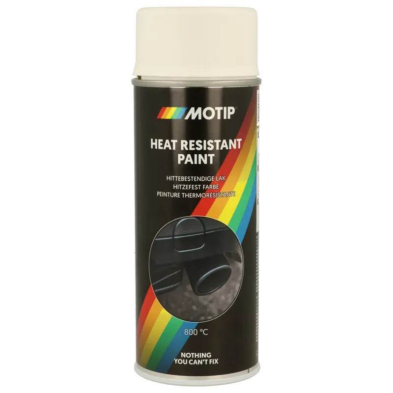 Alternativ bild 0 för Motip Heat Resistant - Värmefärg Vit 400 ml