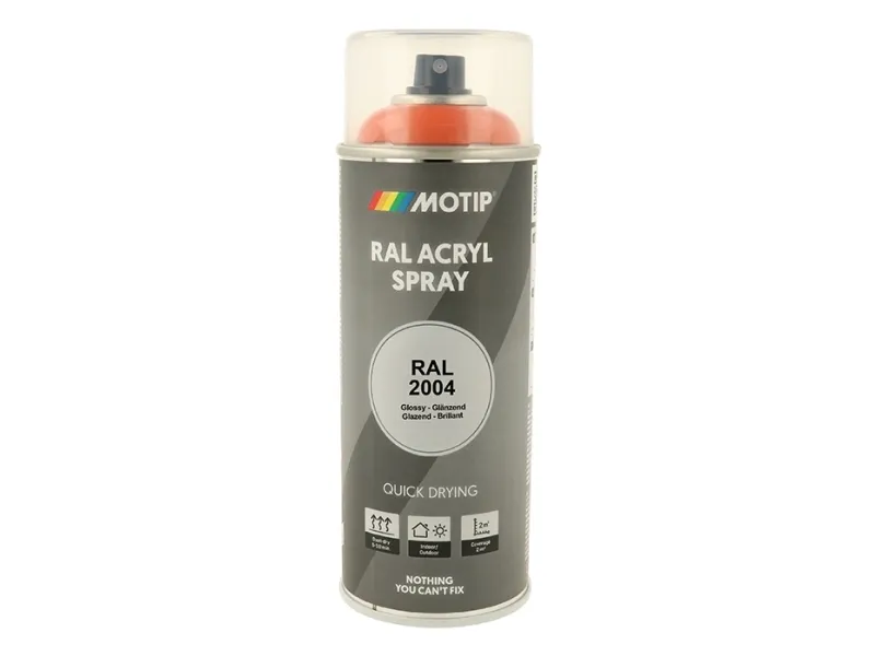 Alternativ bild 0 för Motip High Gloss RAL 2004 - Sprayfärg Pure Orange 400 ml