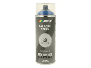 Produktfoto för Motip High Gloss RAL 5005 - Sprayfärg Signal Blå 400 ml