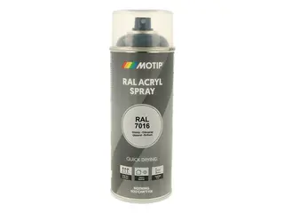 Produktfoto för Motip High Gloss RAL 7016 - Sprayfärg Anthracite Grå 400 ml