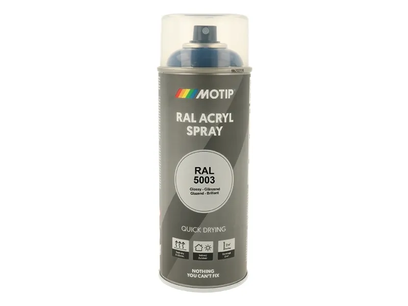 Alternativ bild 0 för Motip Industri Ral 5003 högglans 400ml