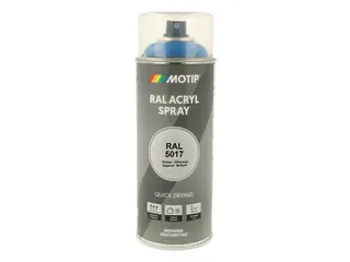 Produktfoto för Motip Industri Ral 5017 högglans 400ml
