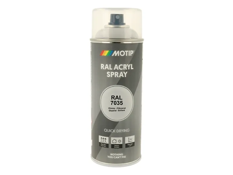 Alternativ bild 0 för Motip Industri Ral 7035 högglans 400ml