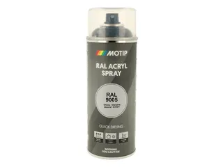 Produktfoto för Motip Industri Ral 9005 högblank 400ml
