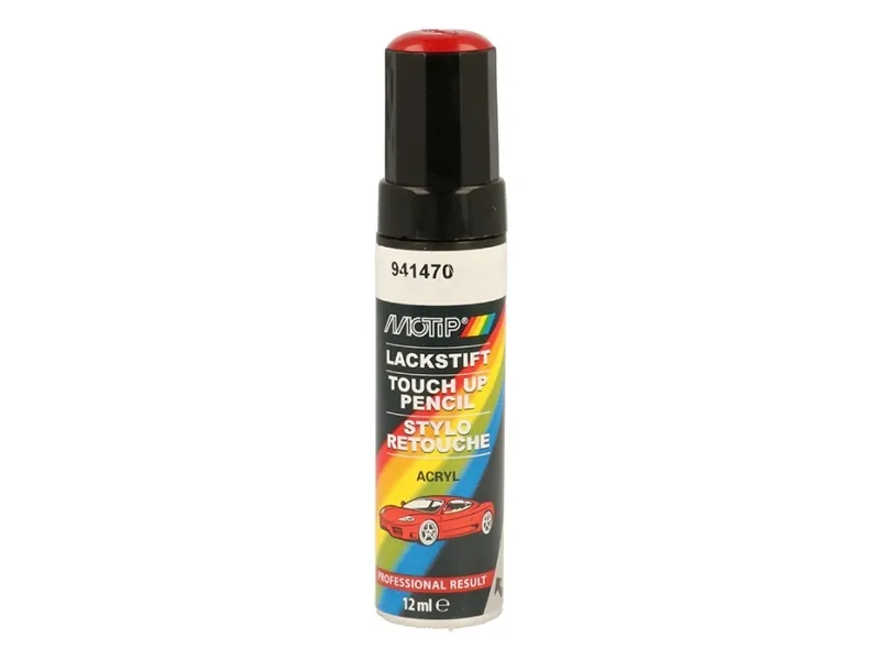Alternativ bild 0 för Motip Kompakt 941470 Non-metallic - Lackstift Röd 12 ml