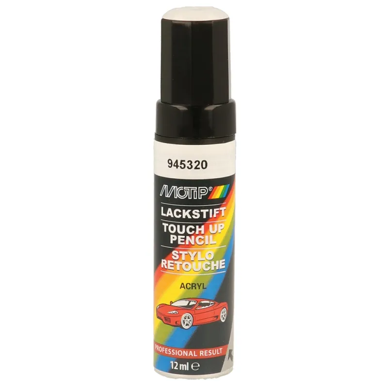 Alternativ bild 0 för Motip Kompakt 945320 Non-metallic - Lackstift Vit 12 ml