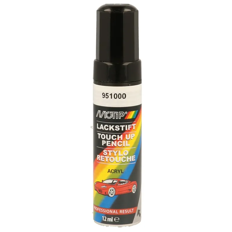 Alternativ bild 0 för Motip Kompakt 951000 Metallic - Lackstift Svart 12 ml