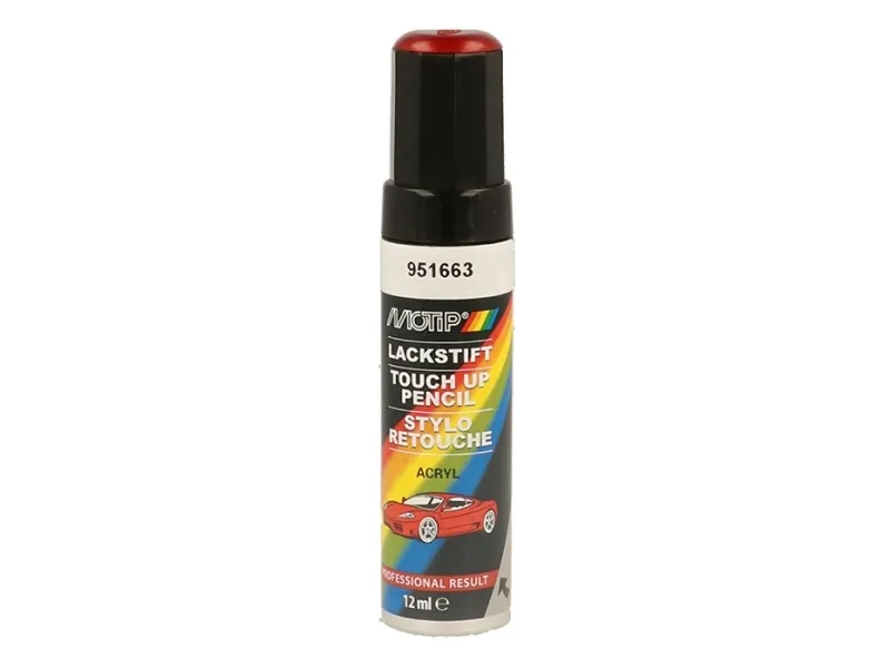 Alternativ bild 0 för Motip Kompakt 951663 Metallic - Lackstift Röd 12 ml