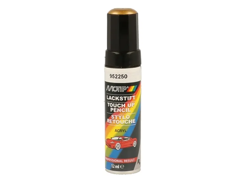 Alternativ bild 0 för Motip Kompakt 952250 Metallic - Lackstift Guld 12 ml