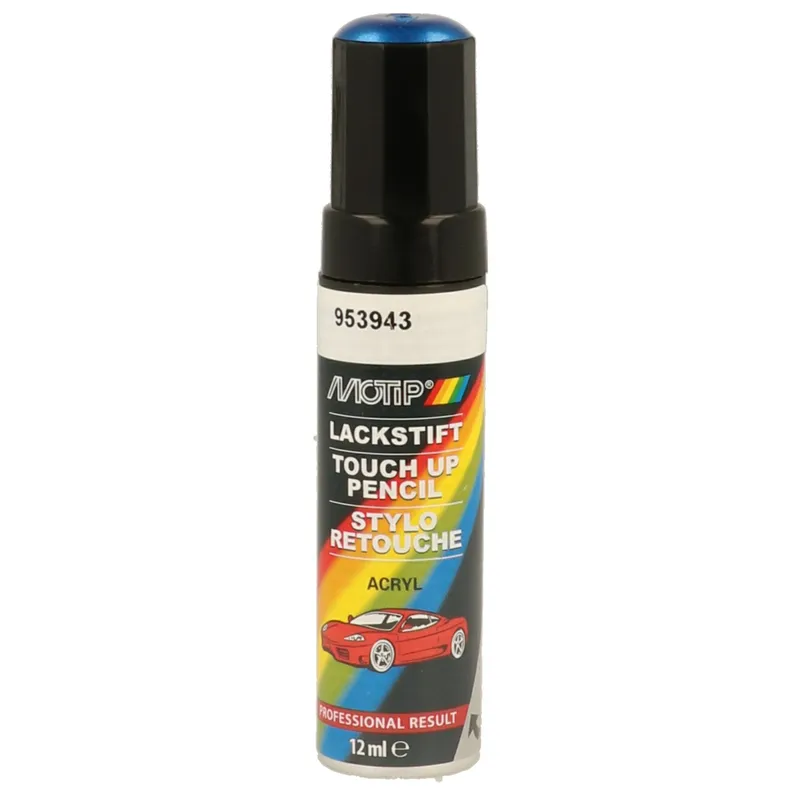 Alternativ bild 0 för Motip Kompakt 953943 Metallic - Lackstift Blå 12 ml