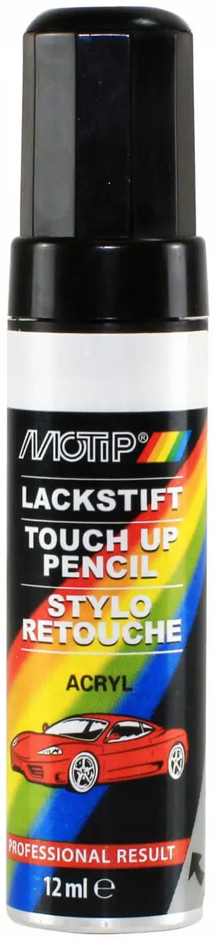 Produktfoto för Motip Kompakt 955268 Metallic - Lackstift Vit 12 ml