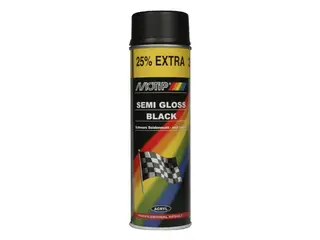 Produktfoto för Motip Semi Gloss - Rallyfärg Svart 500 ml