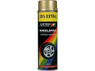 Produktfoto för Motip Wheelspray - Fälgfärg Guld 500 ml
