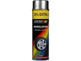 Produktfoto för Motip Wheelspray - Fälgfärg Stålgrå 500 ml