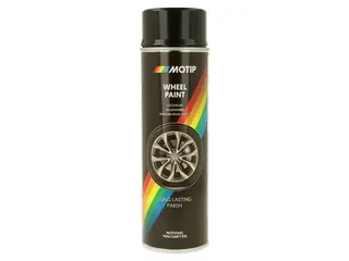 Produktfoto för Motip Wheelspray Gloss - Fälgfärg Svart 500 ml