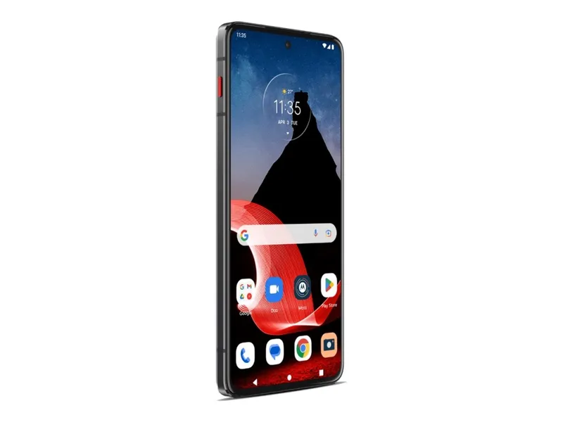Alternativ bild 0 för Motorola ThinkPhone - 5G pekskärmsmobil - dual-SIM - RAM 8 GB / Internal Memory 256 GB - pOLED-skärm - 6.6 - 2400 x 1080 pixlar (144 Hz) - 3 st. bakre kameror 50 MP, 13 MP - front camera 32 MP - kolsvart