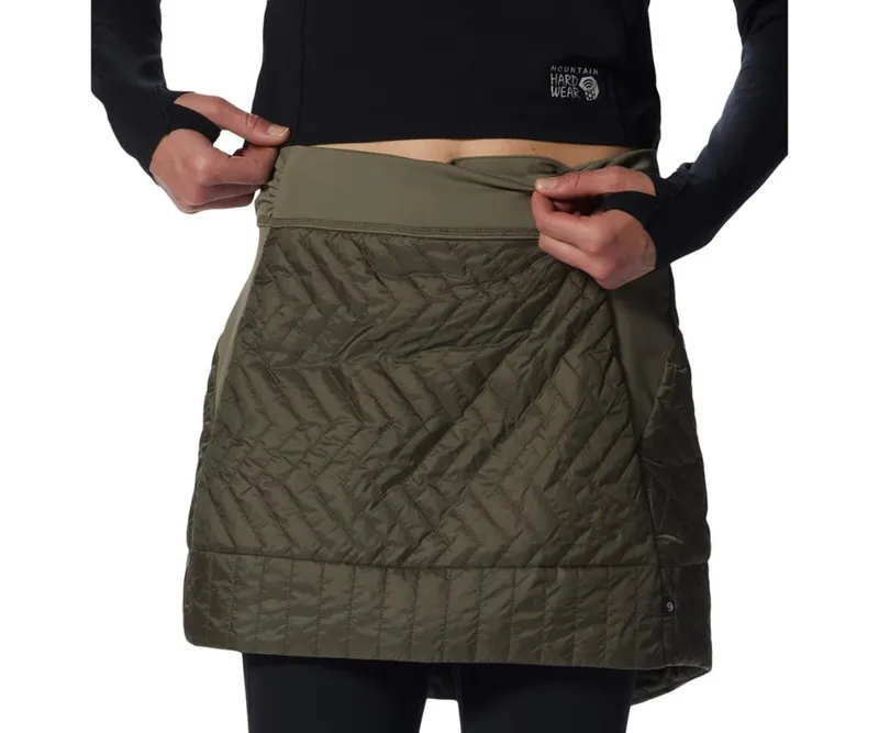 Bild 2 för Mountain Hardwear Trekkin Insulated Mini Skirt Women Stone Green
