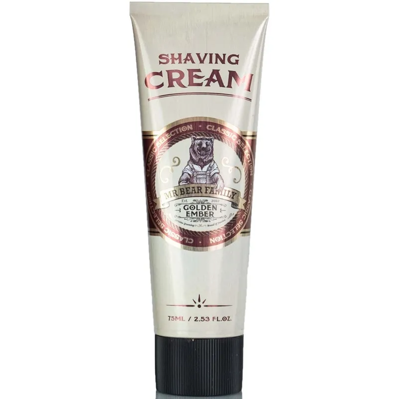 Bild 1 för Mr Bear Family Golden Ember Shaving Cream 75 ml