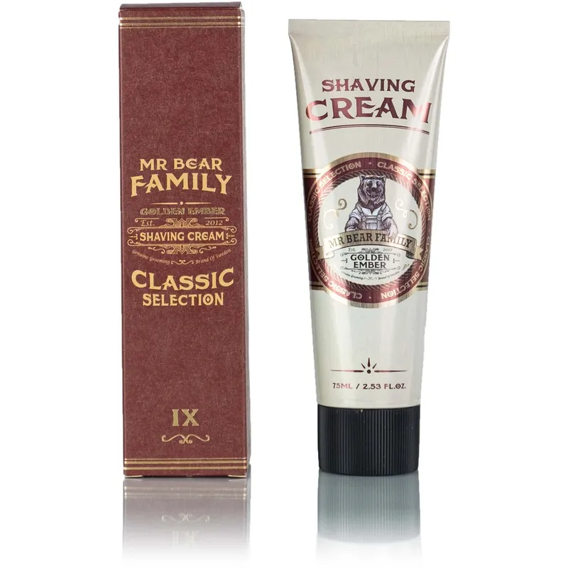 Bild 2 för Mr Bear Family Golden Ember Shaving Cream 75 ml