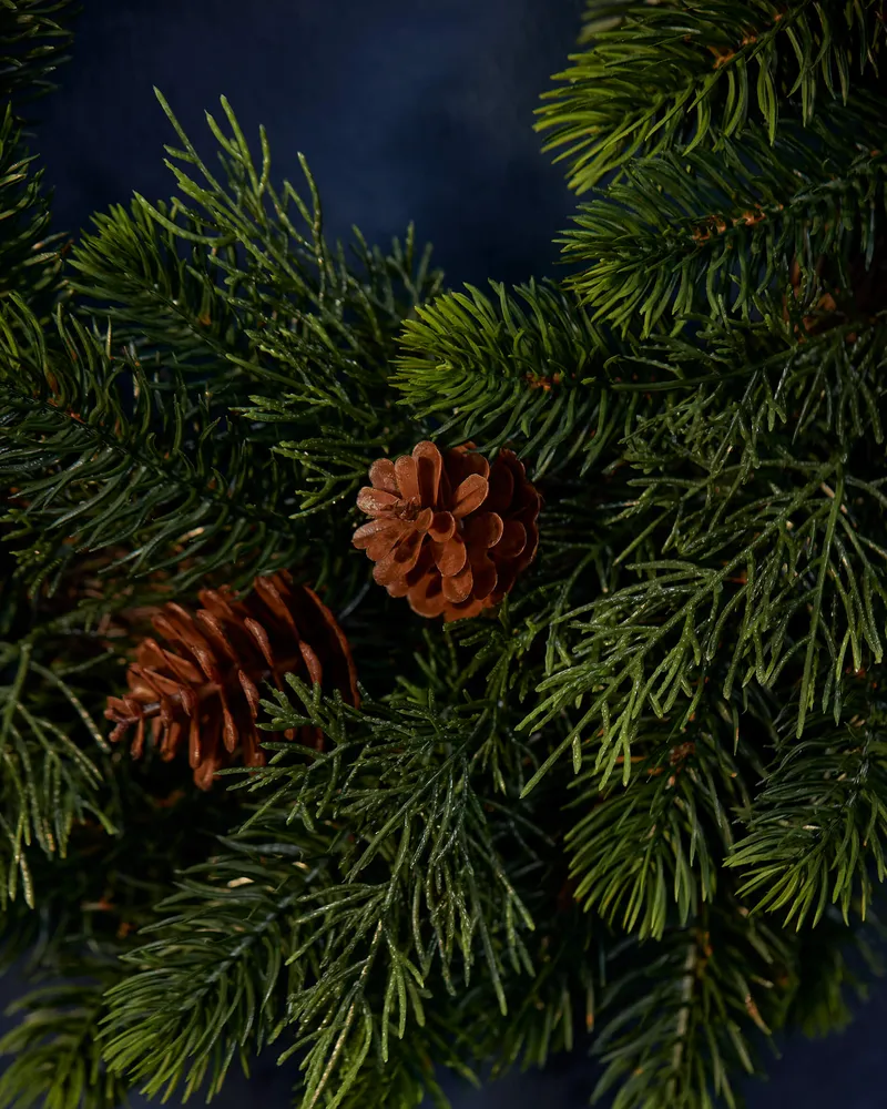 Bild 2 för Mr Plant, Julkrans med kottar 45 cm