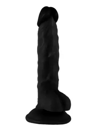 Produktfoto för Mr. Rude Realistic Penis Black 17,8 cm