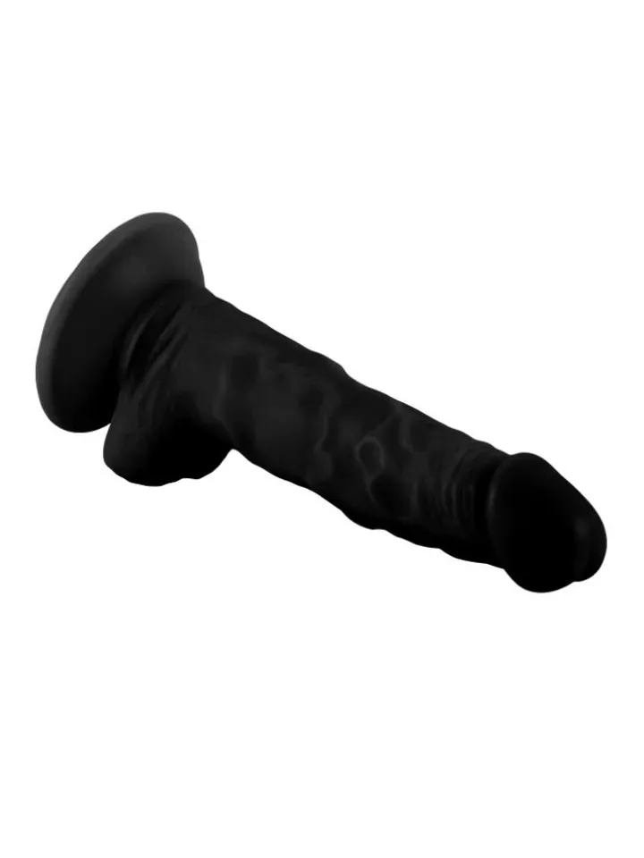 Bild 2 för Mr. Rude Realistic Penis Black 17,8 cm