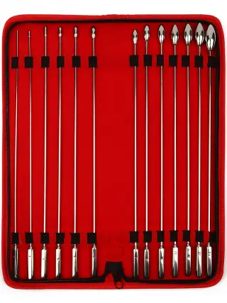 Produktfoto för Mr Steel: Rosebud Urethral Sounds, 13-pack