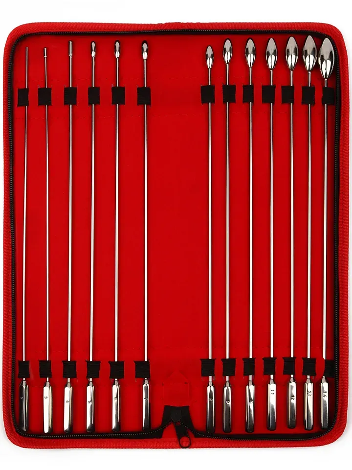 Bild 1 för Mr Steel: Rosebud Urethral Sounds, 13-pack