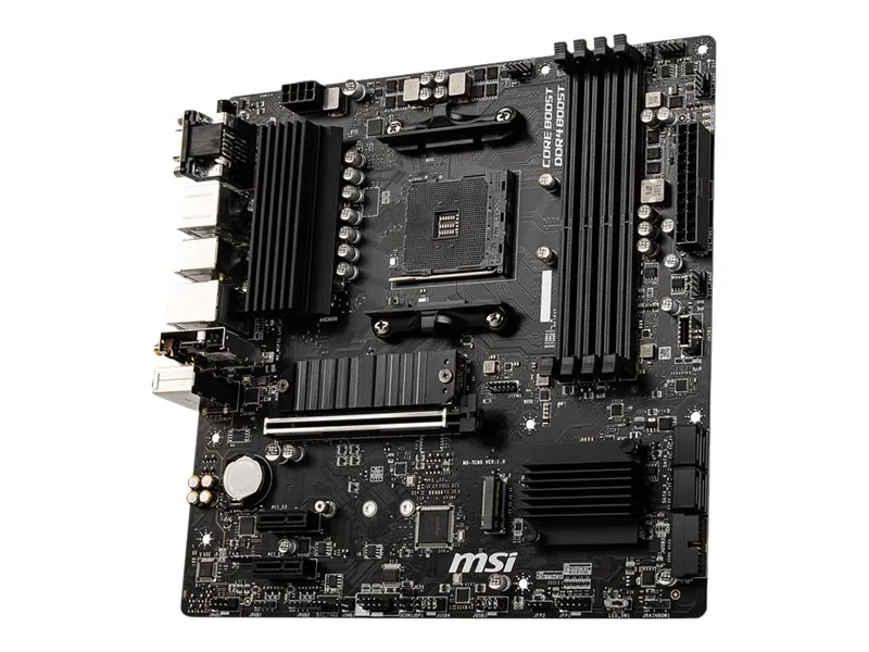 Alternativ bild 0 för MSI B550M PRO-VDH WIFI - Moderkort - micro ATX - Socket AM4 - AMD B550 Chipuppsättning - USB-C Gen1, USB 3.2 Gen 1 - Bluetooth, Gigabit LAN, Wi-Fi - inbyggda grafiken (CPU krävs) - HD-ljud (8 kanaler)