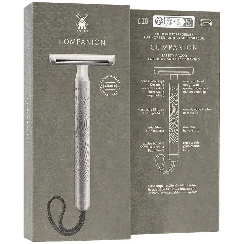 Bild 2 för Mühle Companion Unisex Safety Razor Silver Matt  Stone