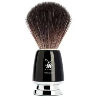 Produktfoto för Mühle Rytmo Shaving Brush High-Grade Resin Black Synthetic Black Fibre