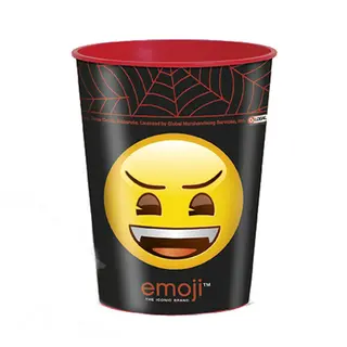 Produktfoto för Mugg Emoji Halloween - hårdplast 4,5 dl