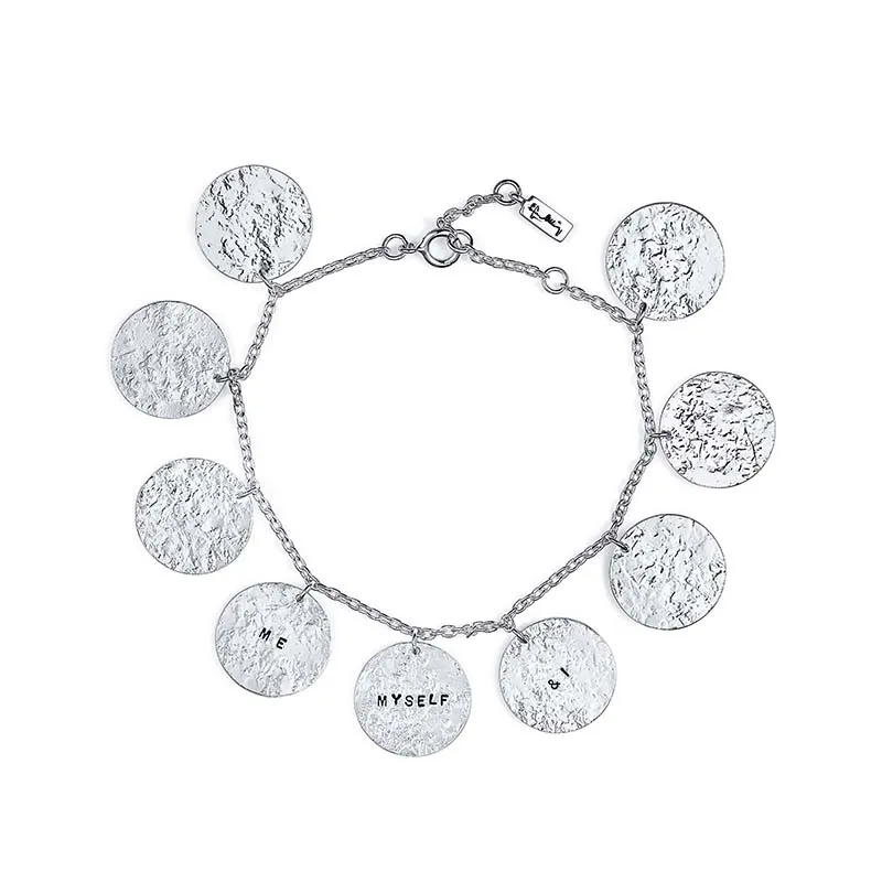Alternativ bild 0 för Multi Me Myself & I Armband Silver 16-19 cm