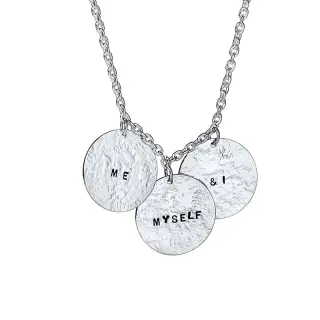 Produktfoto för Multi Me Myself & I Halsband Silver 60-70 cm