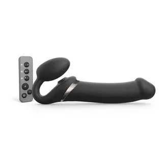 Produktfoto för MULTI ORGASM BENDABLE STRAP-ON - XL - BLACK