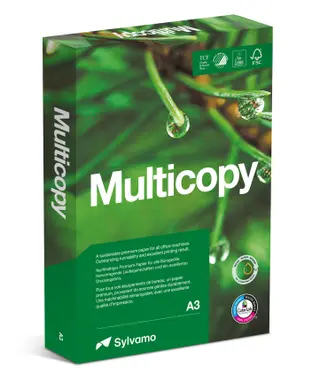 Produktfoto för Multicopy Kopieringspapper A3 90g ohålat