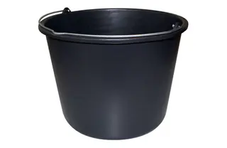 Produktfoto för Murerspand plast 12 L - sort