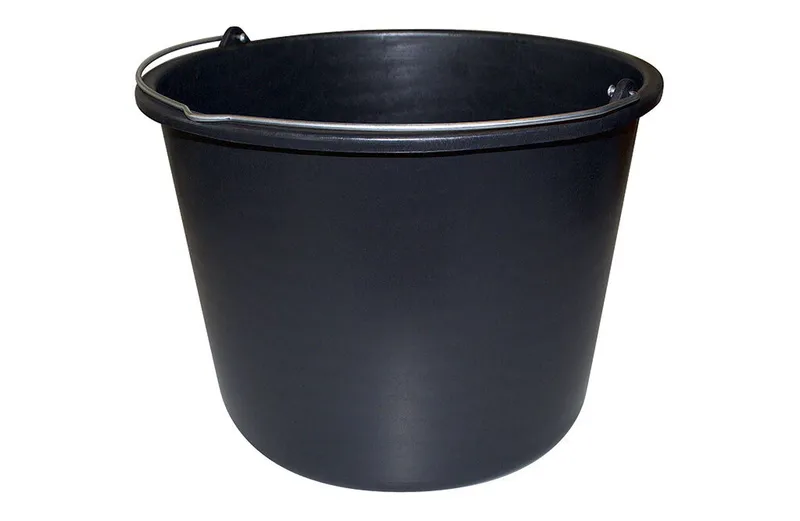 Alternativ bild 0 för Murerspand plast 12 L - sort