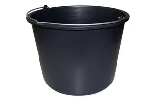 Produktfoto för Murerspand plast 12 L - sort