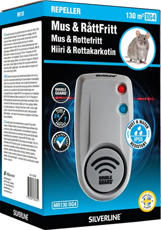 Produktfoto för Musfritt & råttfritt MR 130 DG4 Avskräckare Silverline