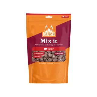Produktfoto för MUSH Mix it Frystorkad Nöt 200 g