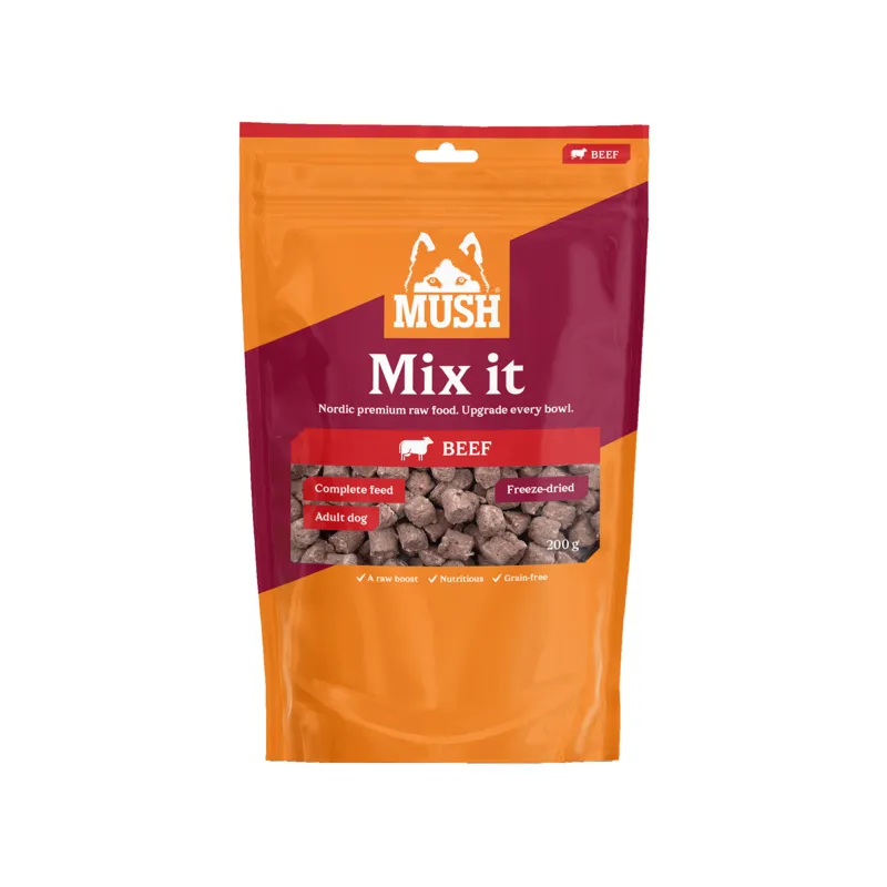 Bild 1 för MUSH Mix it Frystorkad Nöt 200 g