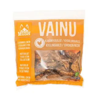 Produktfoto för Mush Vainu Snacks Kycklinghals 220 g
