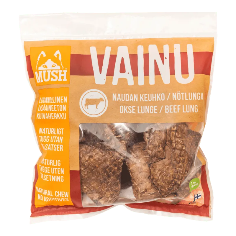 Bild 1 för Mush Vainu Snacks Nötlunga 140 g