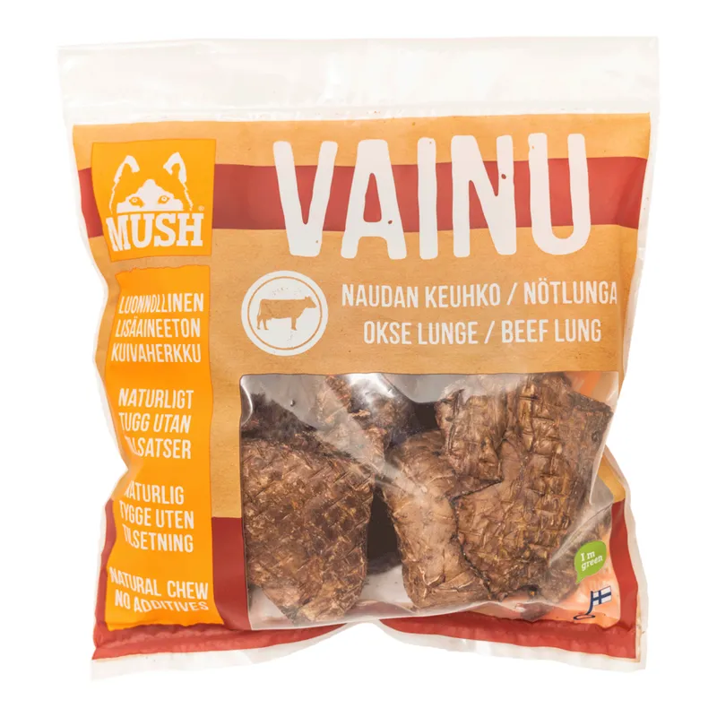 Bild 2 för Mush Vainu Snacks Nötlunga 140 g