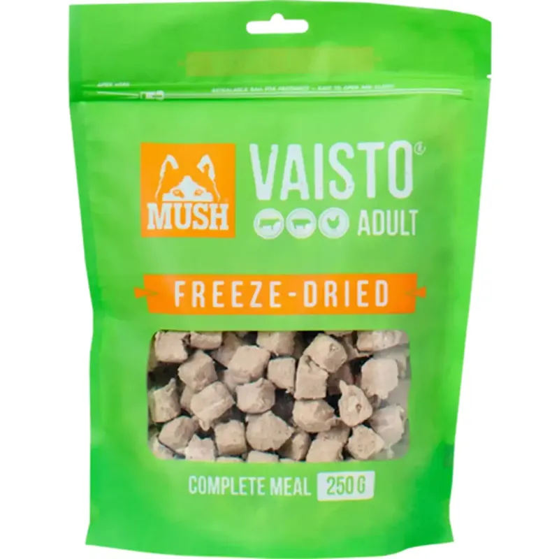 Bild 2 för MUSH VAISTO Grön Frystorkat 250 g